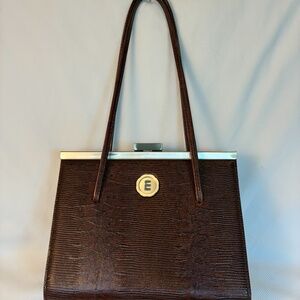 Minitmute SEDI brown lizard skin bag